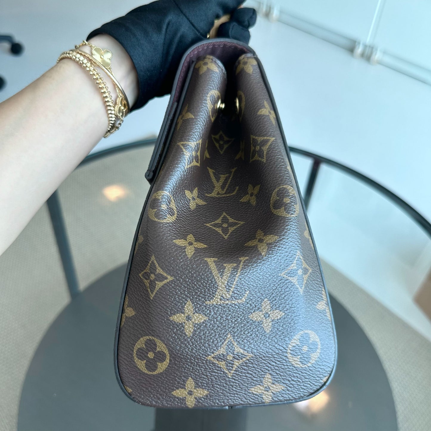 Cluny MM Monogram Blue Glacial - Kovancy