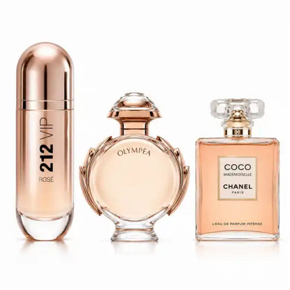 Coffret Trio Femme — Pétales de Rose