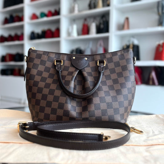 Louis Vuitton Sac à main LV Damier Sienna MM 2WAY Toile Damier Marron