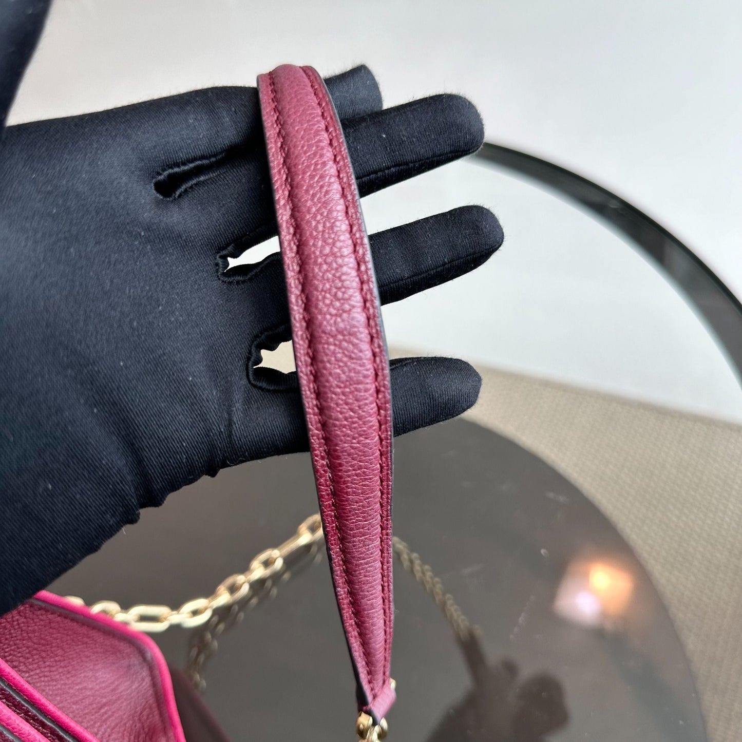 Saint Sulpice Empriente Raisin Monogram Rouge GHW - Kovancy