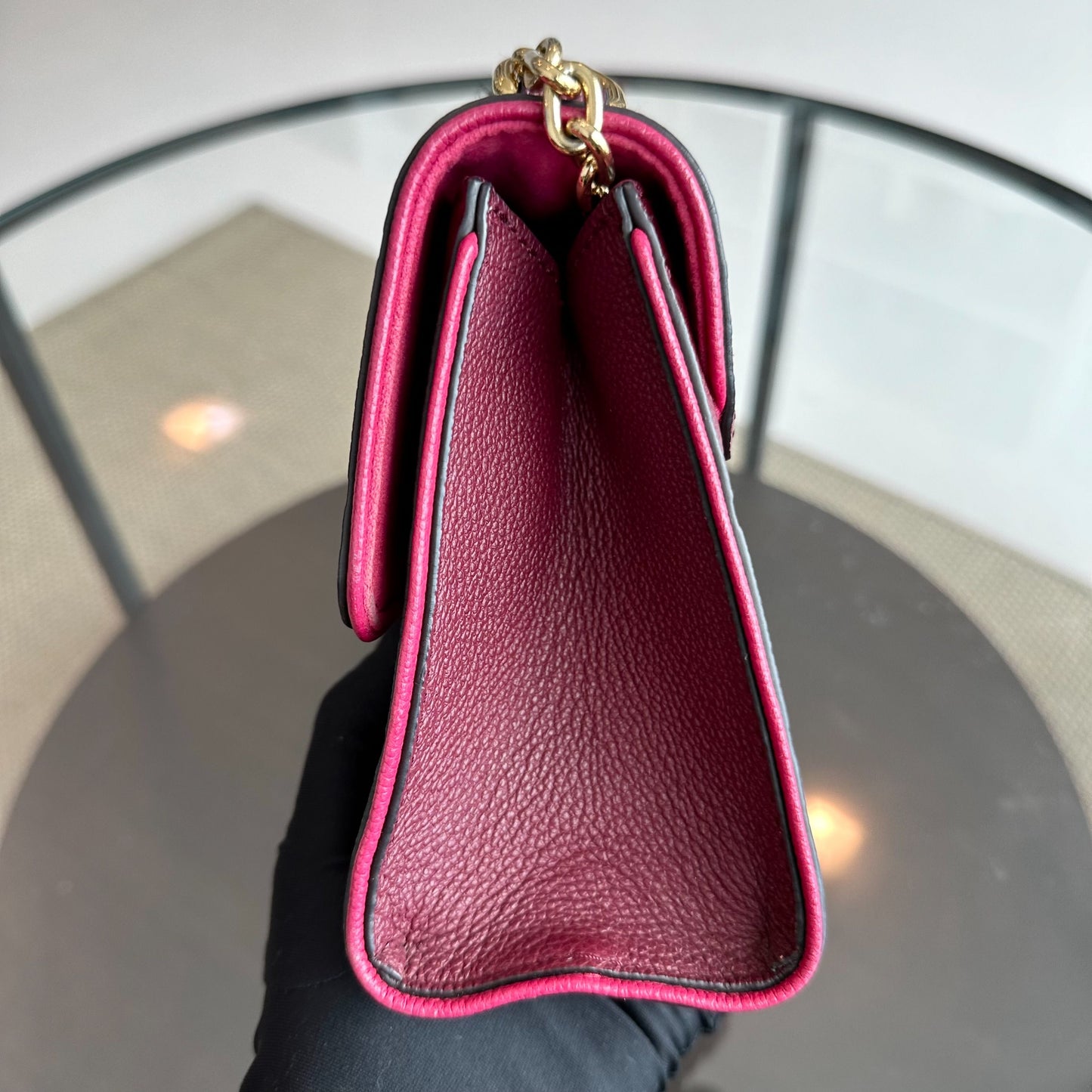 Saint Sulpice Empriente Raisin Monogram Rouge GHW - Kovancy