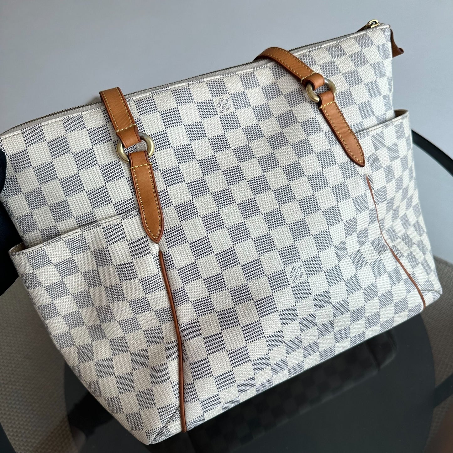 Sac à bandoulière Totally Damier Azure MM — Kovancy