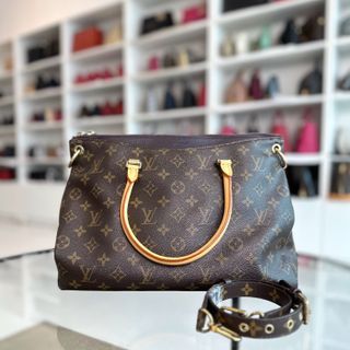 Sac à bandoulière Louis Vuitton Pallas MM Monogram Violet