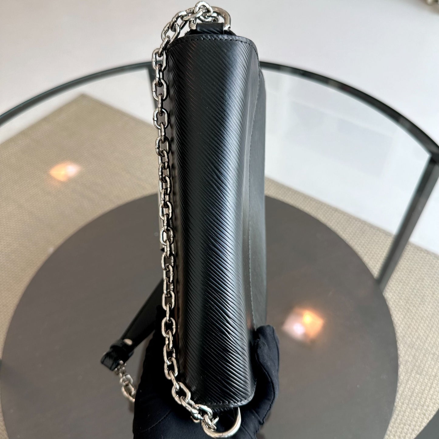 Twist MM Cuir EPI Noir SHW - Kovancy