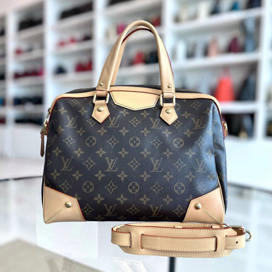 Sac à main Louis Vuitton Retiro Monogram à 2 compartiments