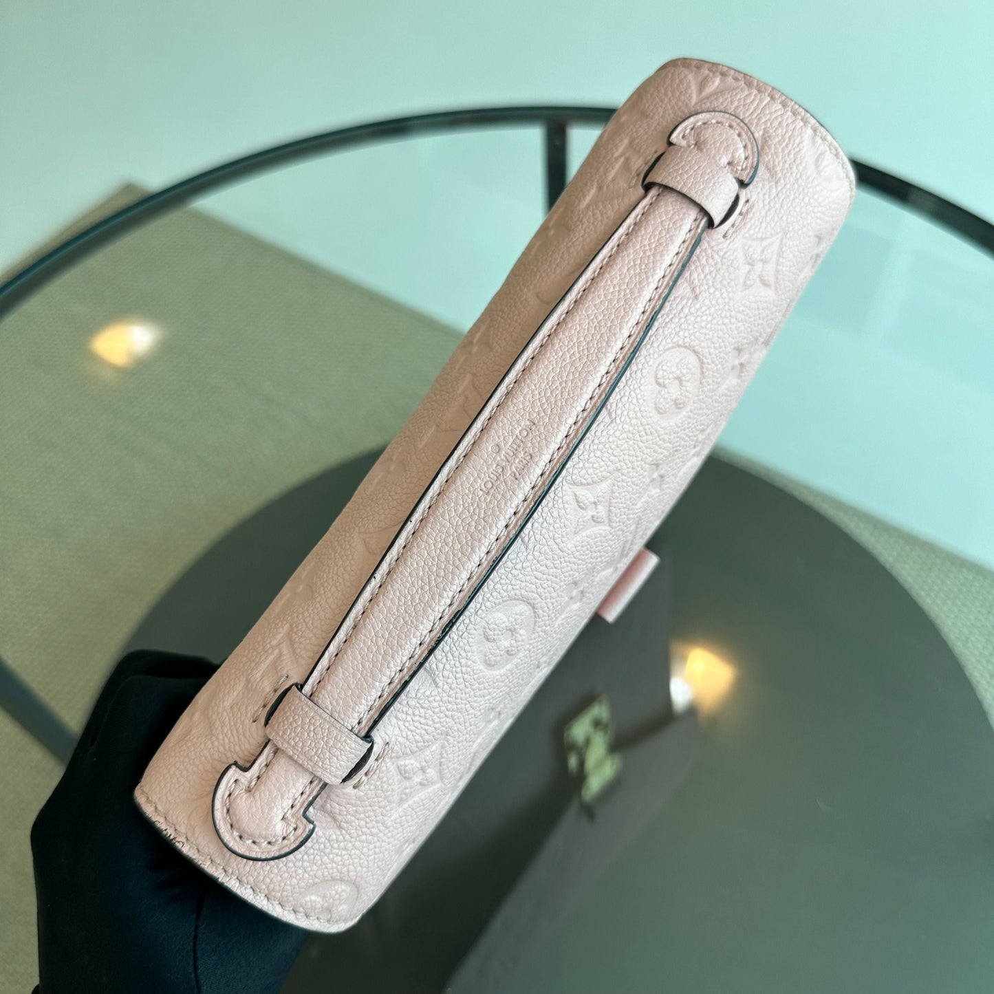 Pochette Metis Sakura Cuir de veau rose GHW — Kovancy