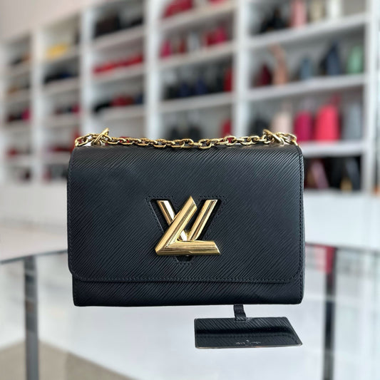 LV Twist MM EPI Cuir Noir GHW Louis Vuitton