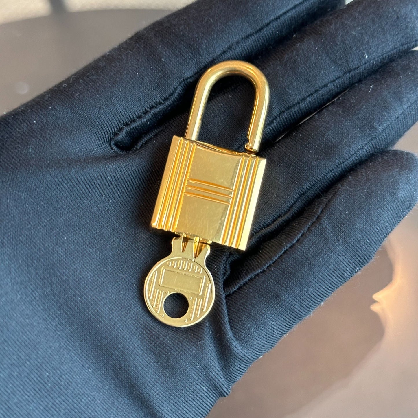 Hermes Picotin 22 Bambou 1k Timbre Clémence A GHW