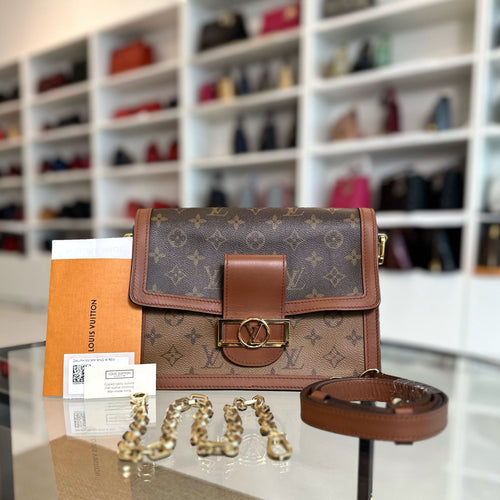 Sac bandoulière LVT Dauphine MM Monogram