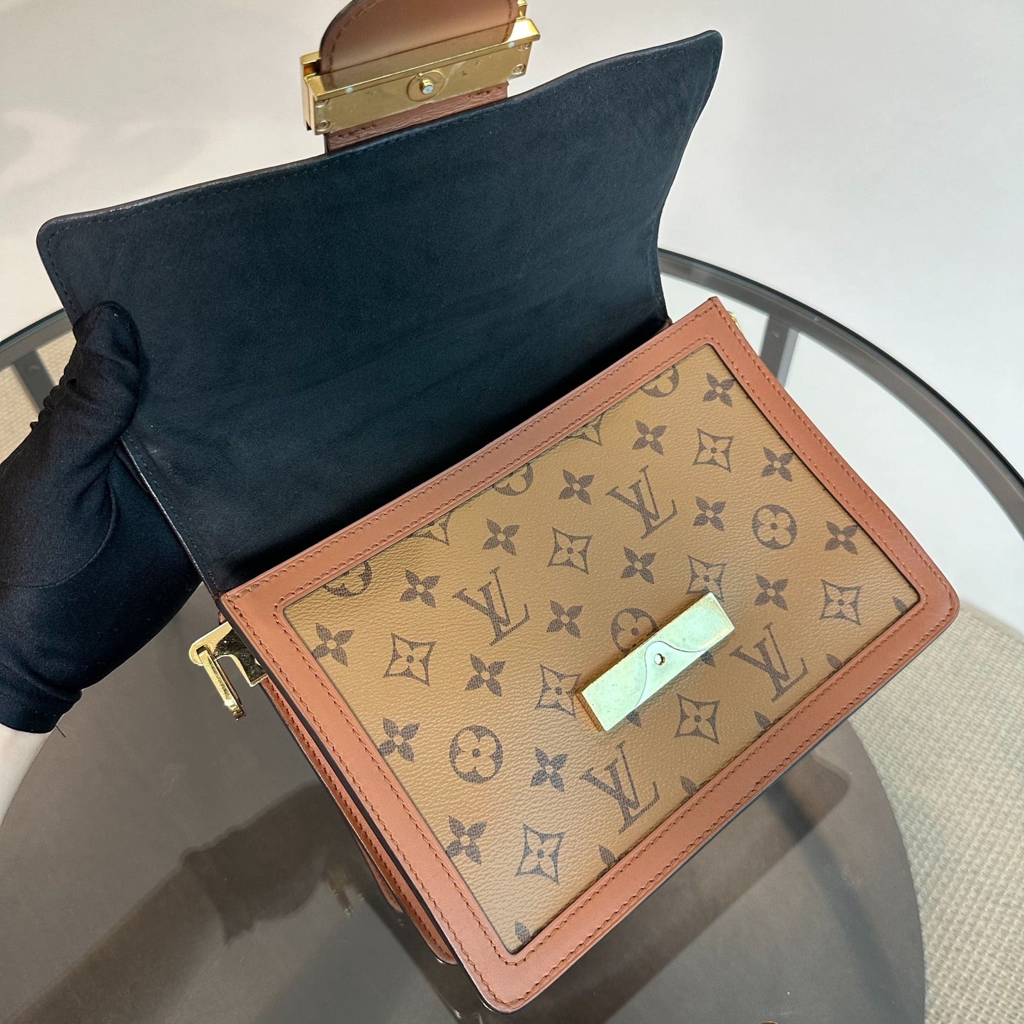 Sac bandoulière LVT Dauphine MM Monogram