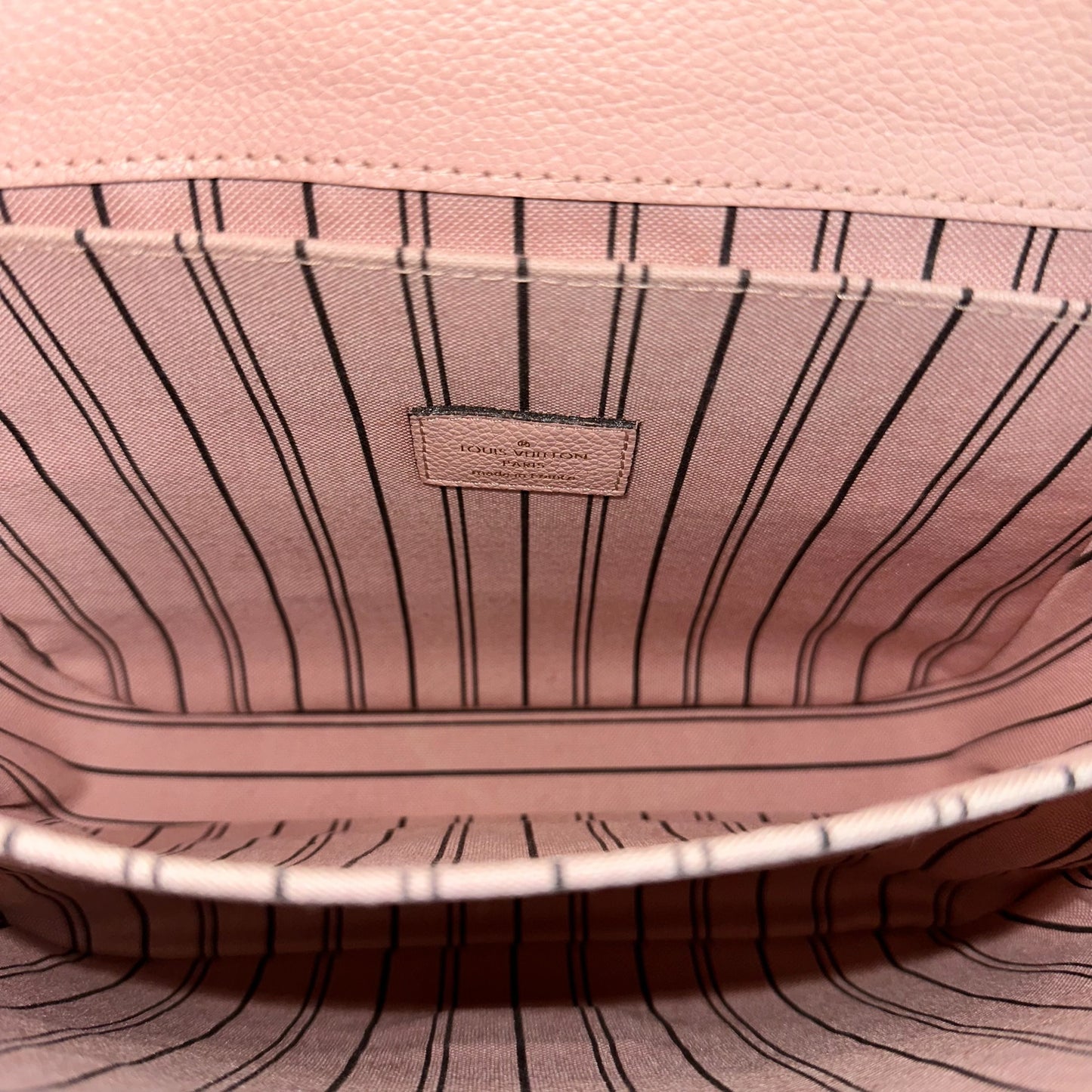 Pochette Metis Monogram Blush Empreinte Rose GHW - Kovancy