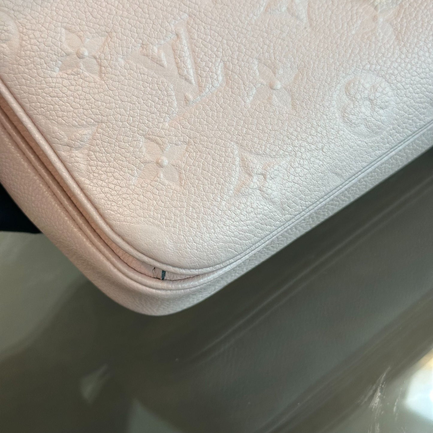 Pochette Metis Monogram Blush Empreinte Rose GHW - Kovancy