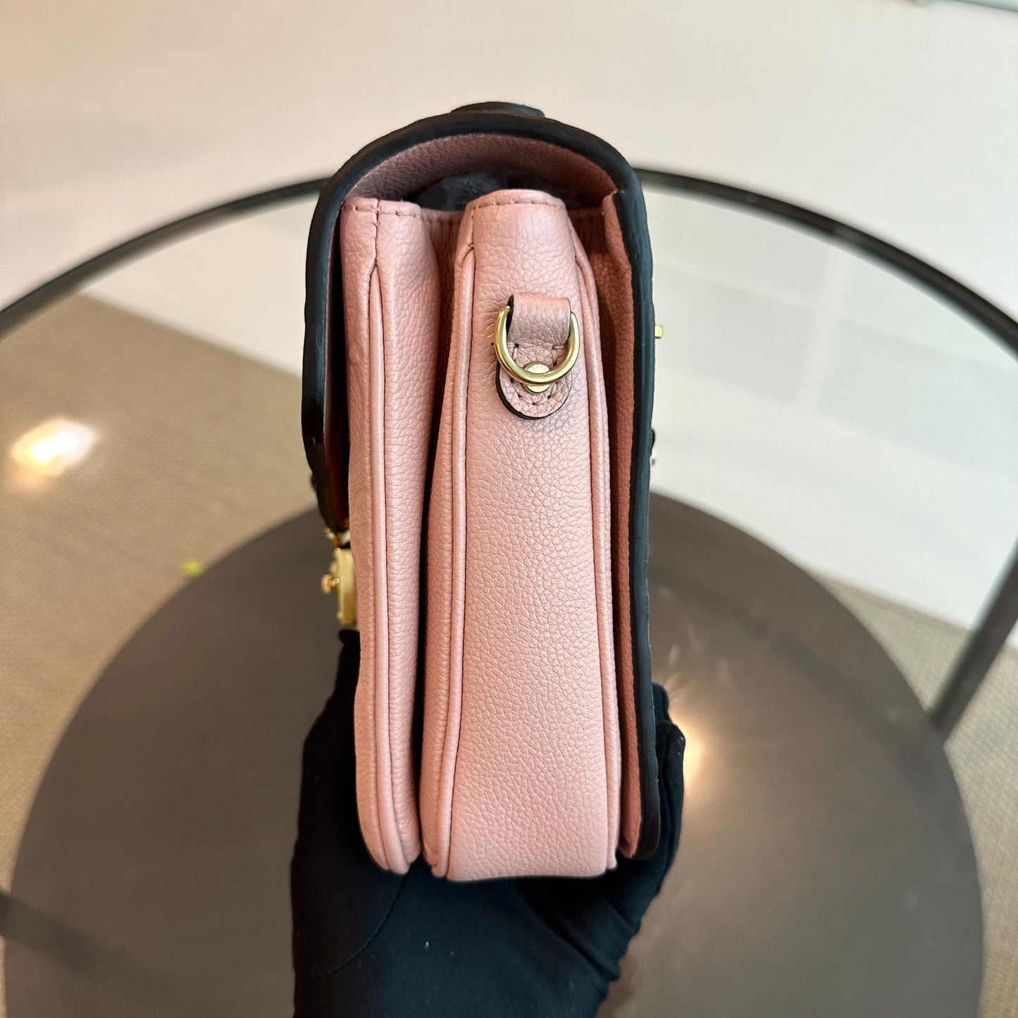Pochette Metis Monogram Blush Empreinte Rose GHW - Kovancy