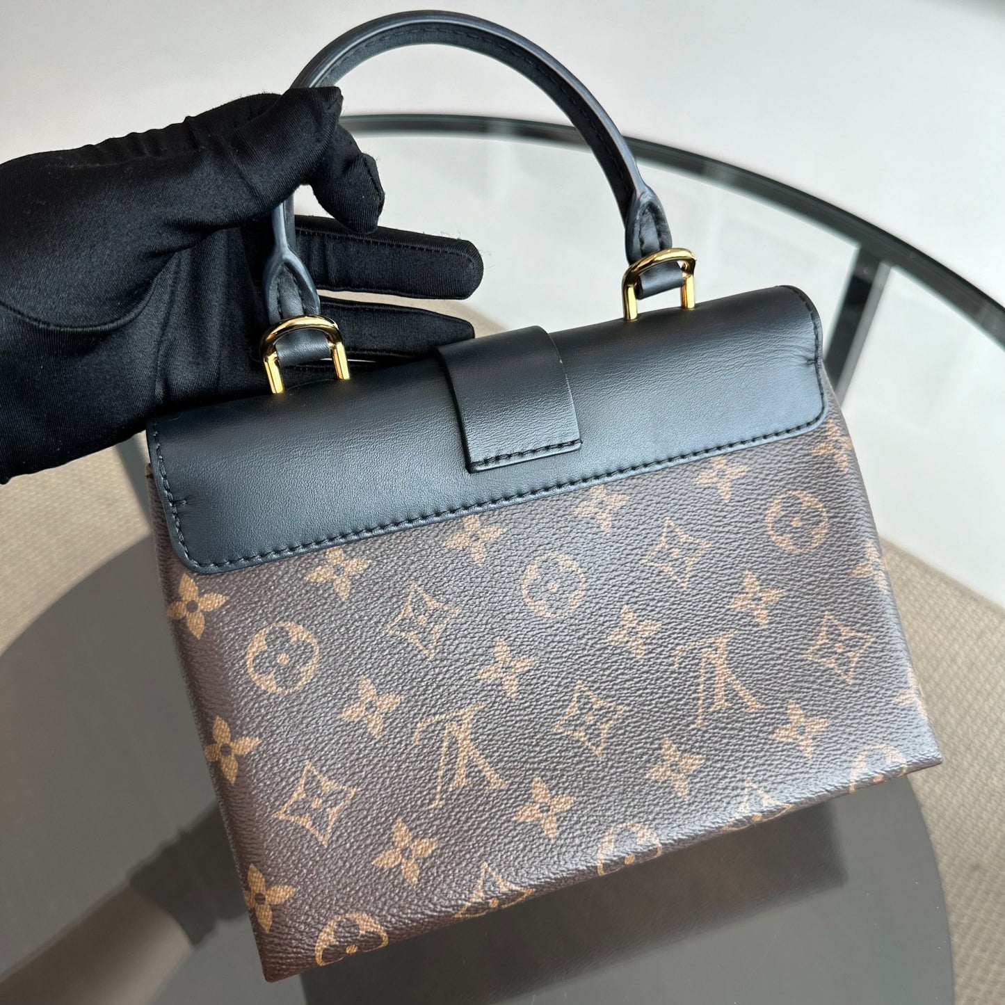 Sac bandoulière Locky BB Monogram Noir - Kovancy