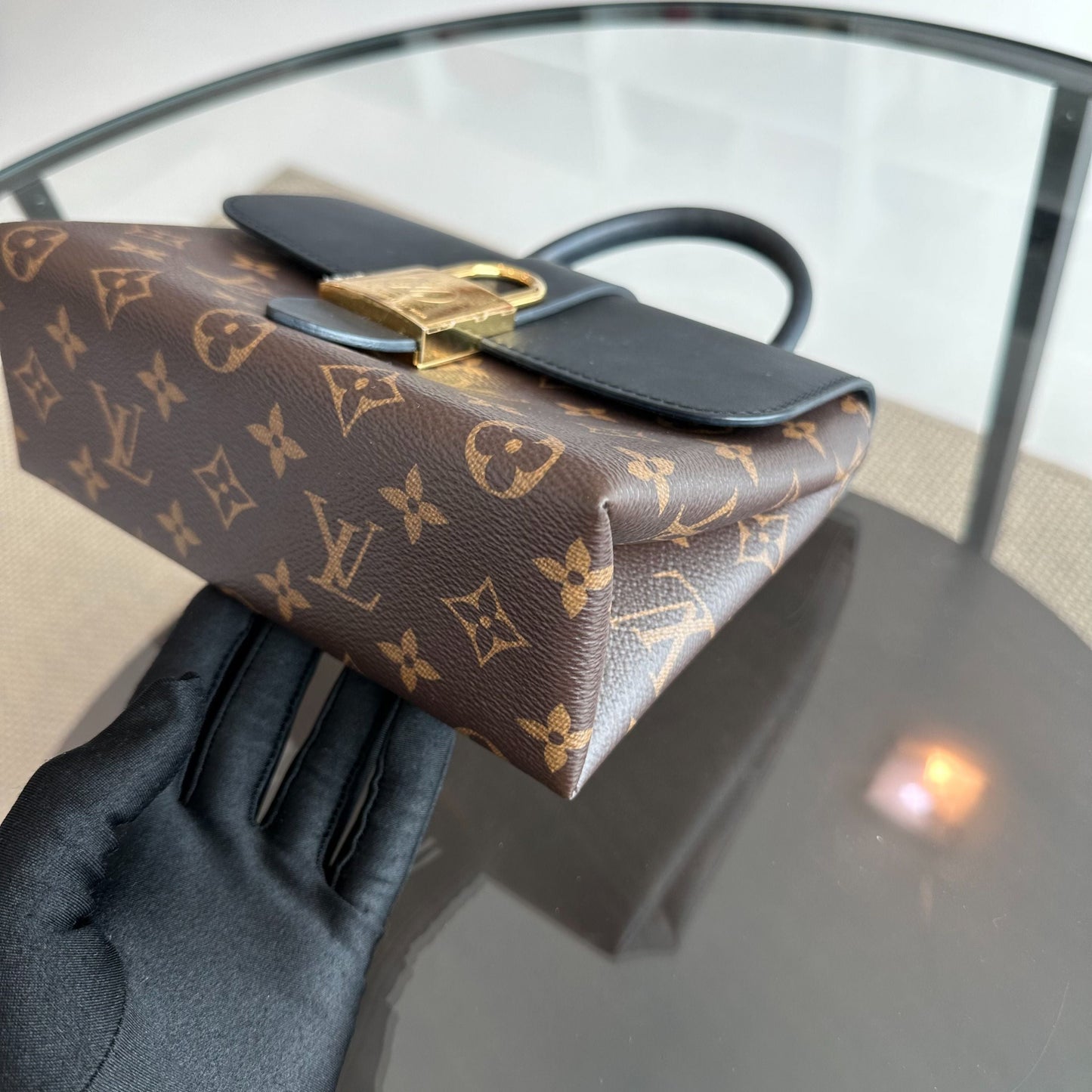 Sac bandoulière Locky BB Monogram Noir - Kovancy