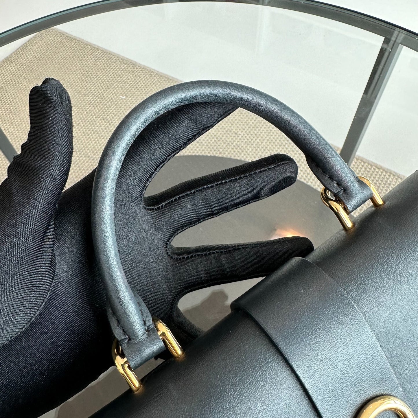 Sac bandoulière Locky BB Monogram Noir - Kovancy